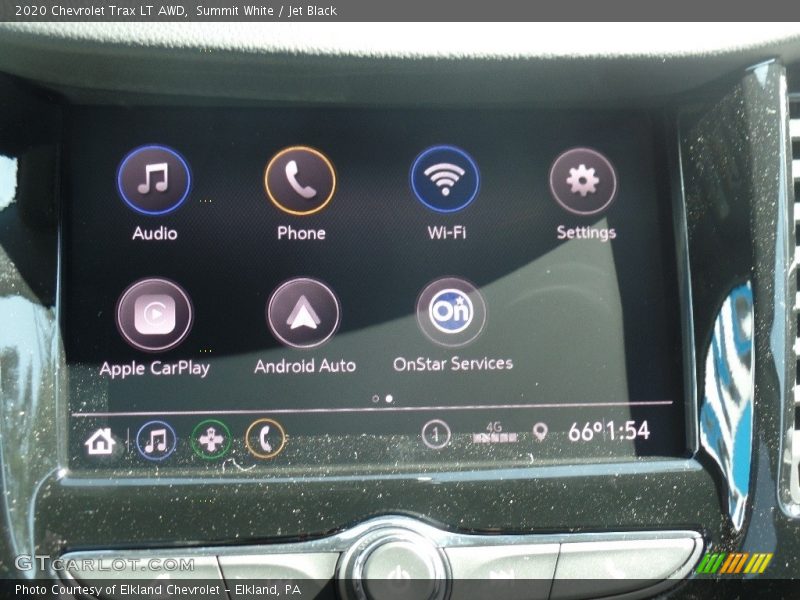 Summit White / Jet Black 2020 Chevrolet Trax LT AWD
