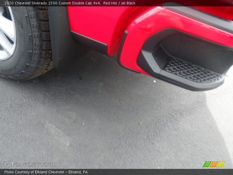 Red Hot / Jet Black 2020 Chevrolet Silverado 1500 Custom Double Cab 4x4