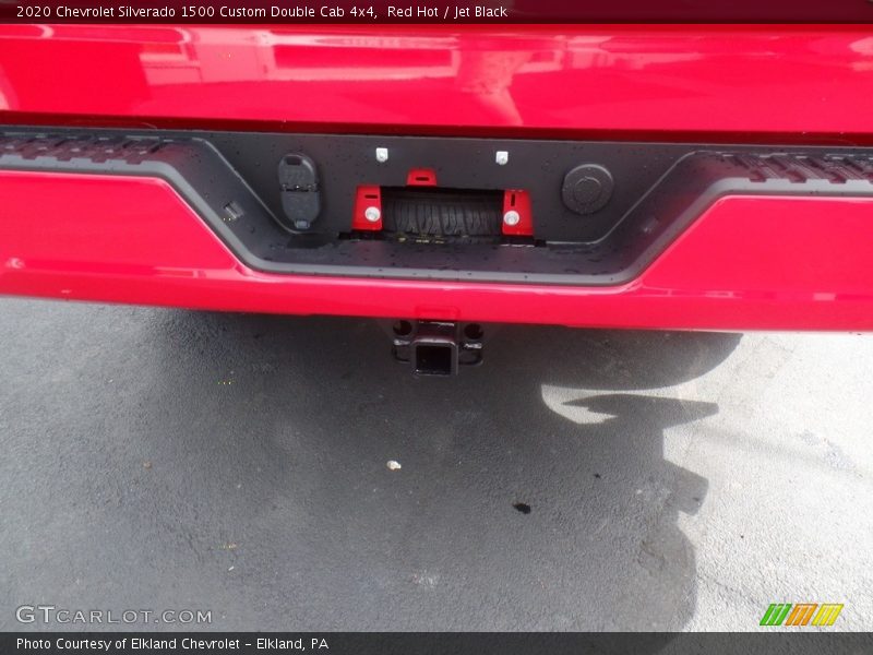 Red Hot / Jet Black 2020 Chevrolet Silverado 1500 Custom Double Cab 4x4