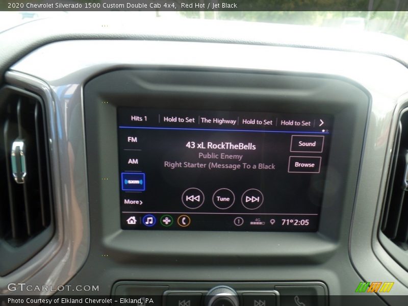 Controls of 2020 Silverado 1500 Custom Double Cab 4x4
