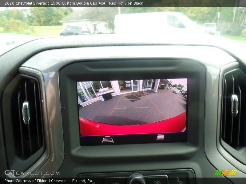 Red Hot / Jet Black 2020 Chevrolet Silverado 1500 Custom Double Cab 4x4