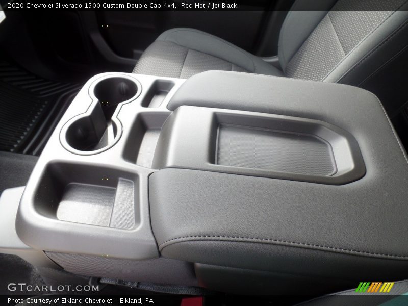 Red Hot / Jet Black 2020 Chevrolet Silverado 1500 Custom Double Cab 4x4