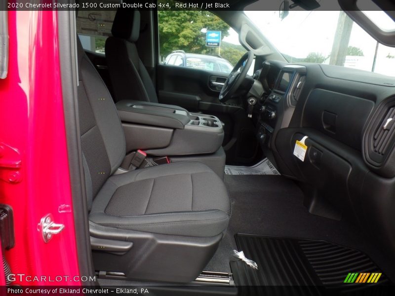 Red Hot / Jet Black 2020 Chevrolet Silverado 1500 Custom Double Cab 4x4