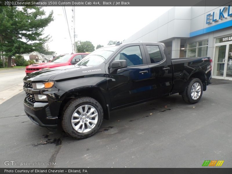 Black / Jet Black 2020 Chevrolet Silverado 1500 Custom Double Cab 4x4