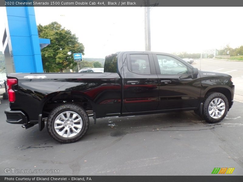 Black / Jet Black 2020 Chevrolet Silverado 1500 Custom Double Cab 4x4