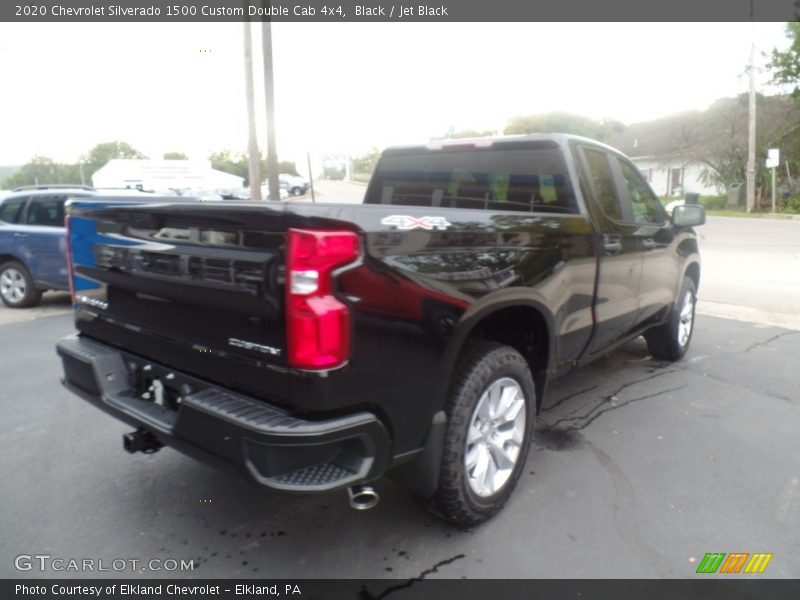 Black / Jet Black 2020 Chevrolet Silverado 1500 Custom Double Cab 4x4