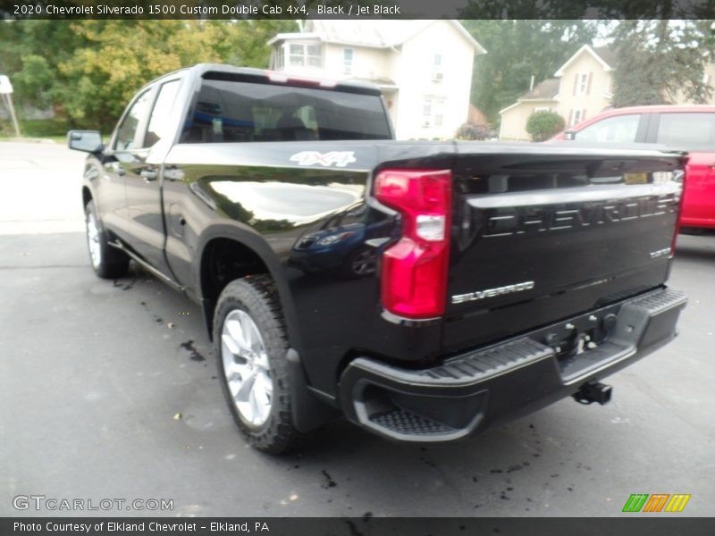 Black / Jet Black 2020 Chevrolet Silverado 1500 Custom Double Cab 4x4