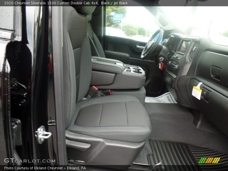 Black / Jet Black 2020 Chevrolet Silverado 1500 Custom Double Cab 4x4
