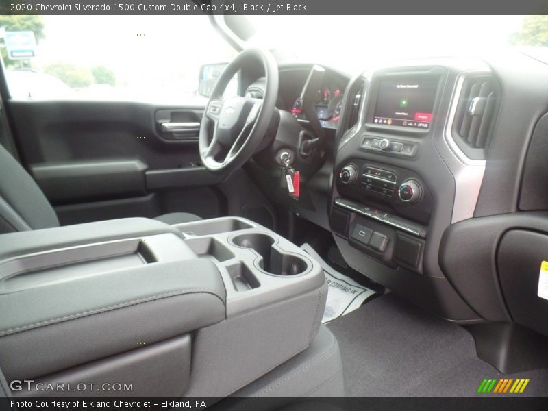 Black / Jet Black 2020 Chevrolet Silverado 1500 Custom Double Cab 4x4