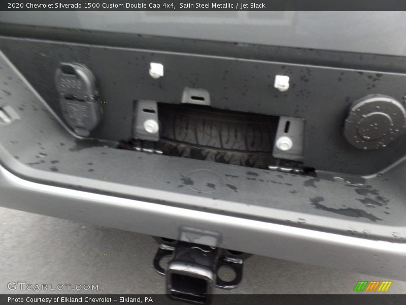 Satin Steel Metallic / Jet Black 2020 Chevrolet Silverado 1500 Custom Double Cab 4x4