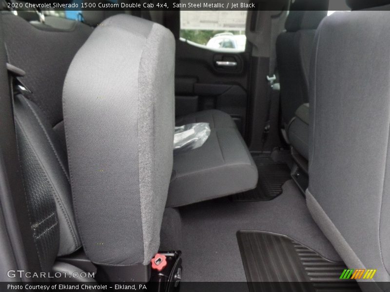 Satin Steel Metallic / Jet Black 2020 Chevrolet Silverado 1500 Custom Double Cab 4x4