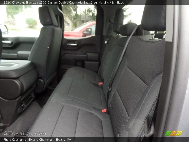 Satin Steel Metallic / Jet Black 2020 Chevrolet Silverado 1500 Custom Double Cab 4x4