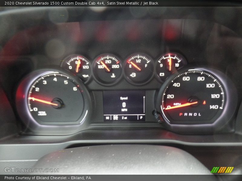  2020 Silverado 1500 Custom Double Cab 4x4 Custom Double Cab 4x4 Gauges