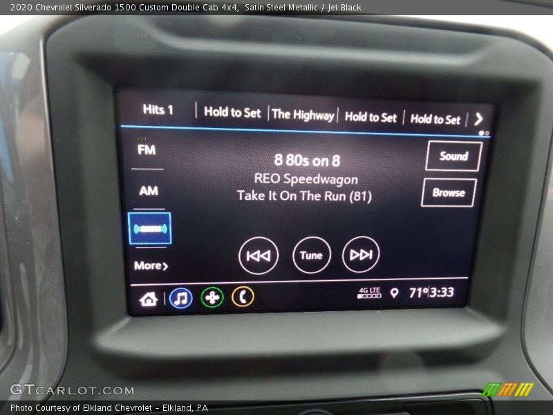 Controls of 2020 Silverado 1500 Custom Double Cab 4x4