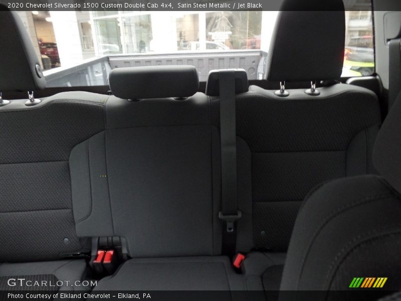 Satin Steel Metallic / Jet Black 2020 Chevrolet Silverado 1500 Custom Double Cab 4x4