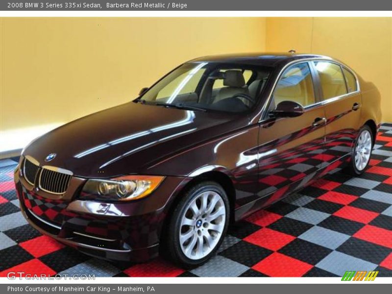 Barbera Red Metallic / Beige 2008 BMW 3 Series 335xi Sedan