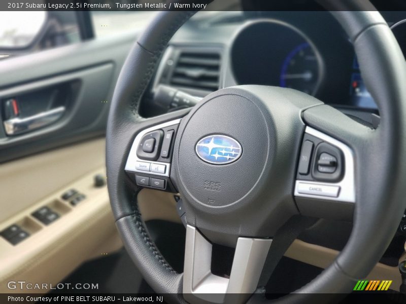 Tungsten Metallic / Warm Ivory 2017 Subaru Legacy 2.5i Premium