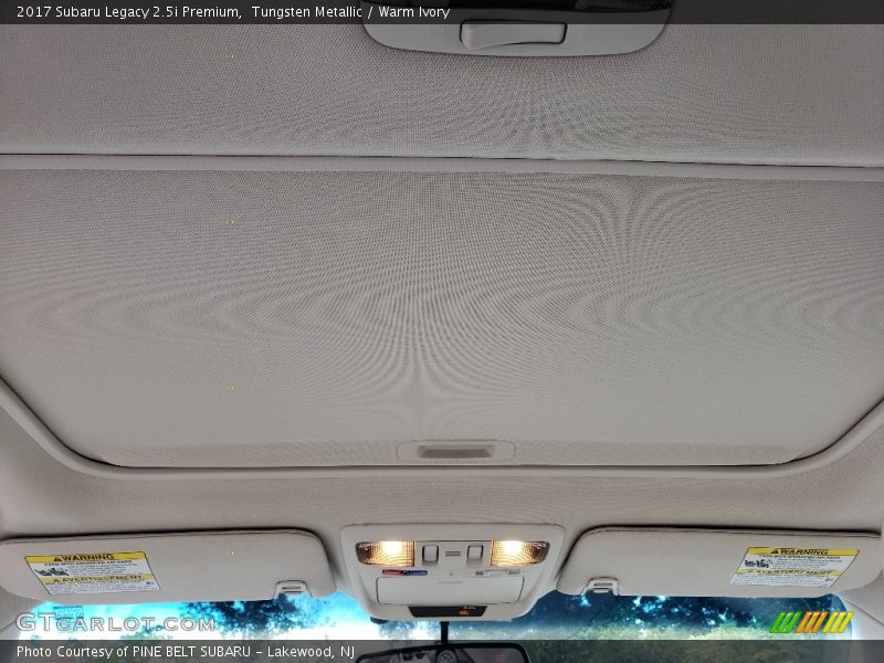 Tungsten Metallic / Warm Ivory 2017 Subaru Legacy 2.5i Premium