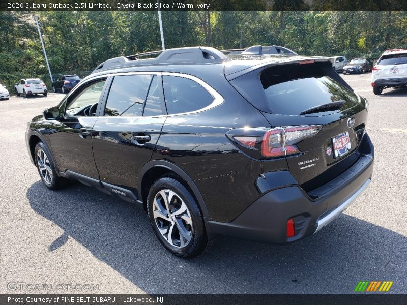 Crystal Black Silica / Warm Ivory 2020 Subaru Outback 2.5i Limited