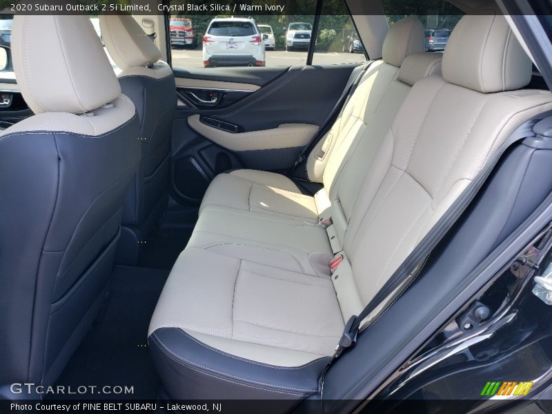 Rear Seat of 2020 Outback 2.5i Limited