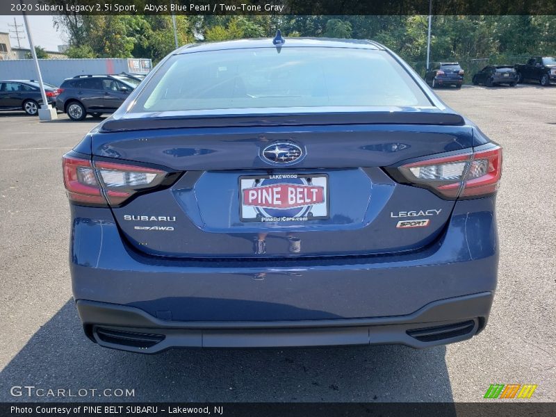 Abyss Blue Pearl / Two-Tone Gray 2020 Subaru Legacy 2.5i Sport