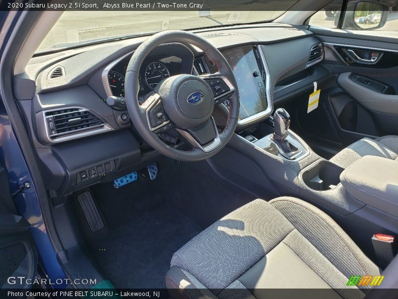  2020 Legacy 2.5i Sport Two-Tone Gray Interior