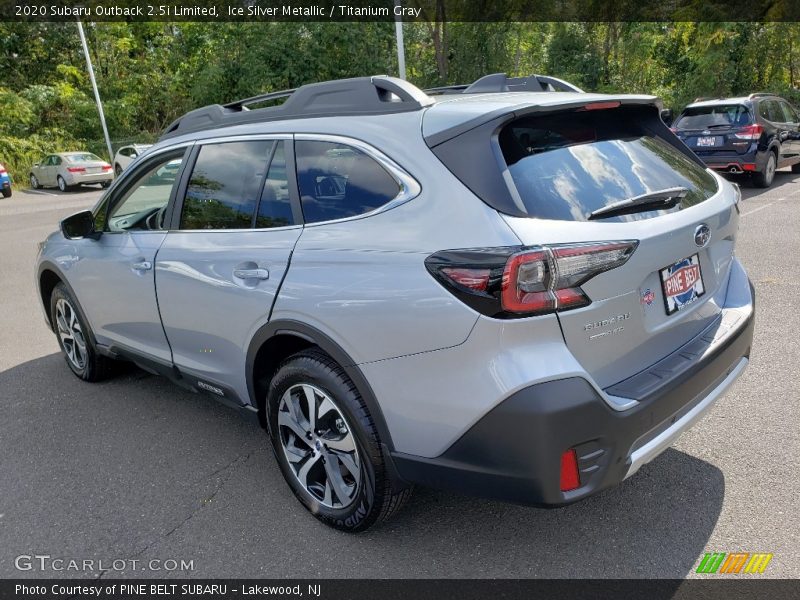 Ice Silver Metallic / Titanium Gray 2020 Subaru Outback 2.5i Limited
