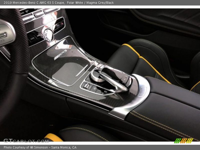 Polar White / Magma Grey/Black 2019 Mercedes-Benz C AMG 63 S Coupe