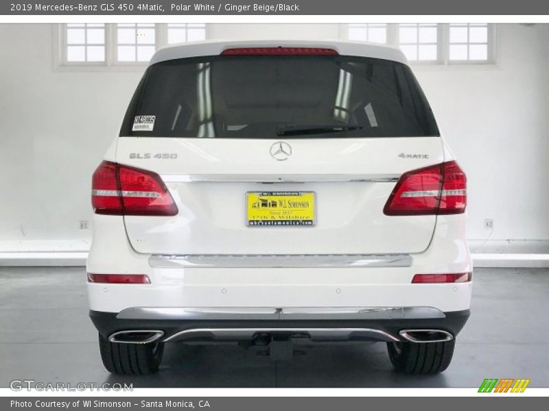 Polar White / Ginger Beige/Black 2019 Mercedes-Benz GLS 450 4Matic