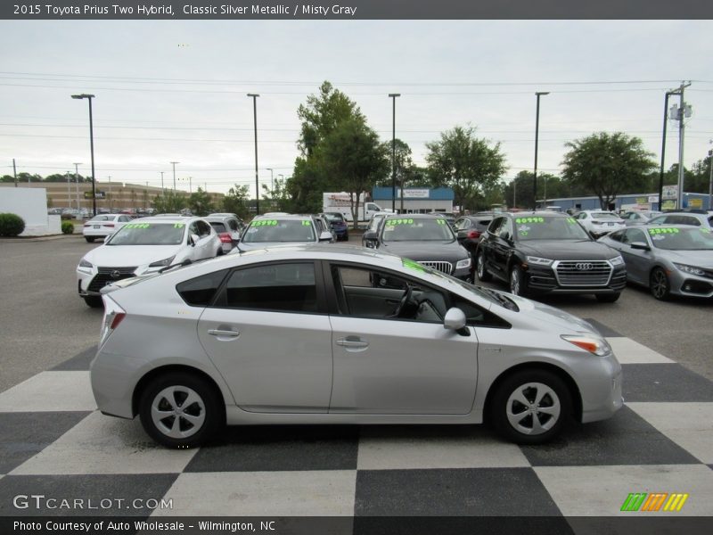 Classic Silver Metallic / Misty Gray 2015 Toyota Prius Two Hybrid