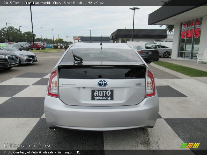 Classic Silver Metallic / Misty Gray 2015 Toyota Prius Two Hybrid