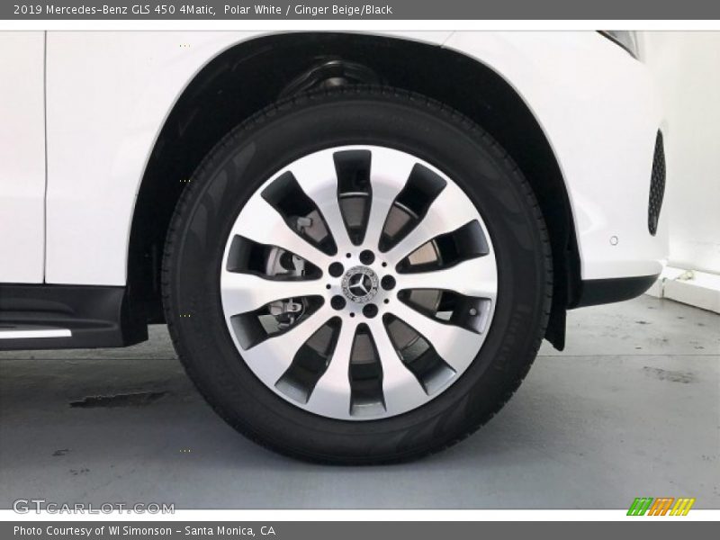 Polar White / Ginger Beige/Black 2019 Mercedes-Benz GLS 450 4Matic
