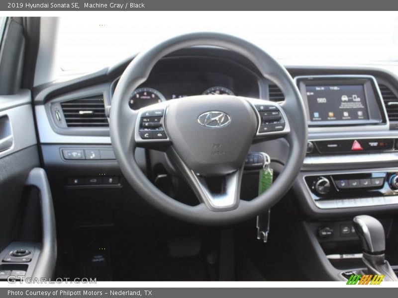 Machine Gray / Black 2019 Hyundai Sonata SE
