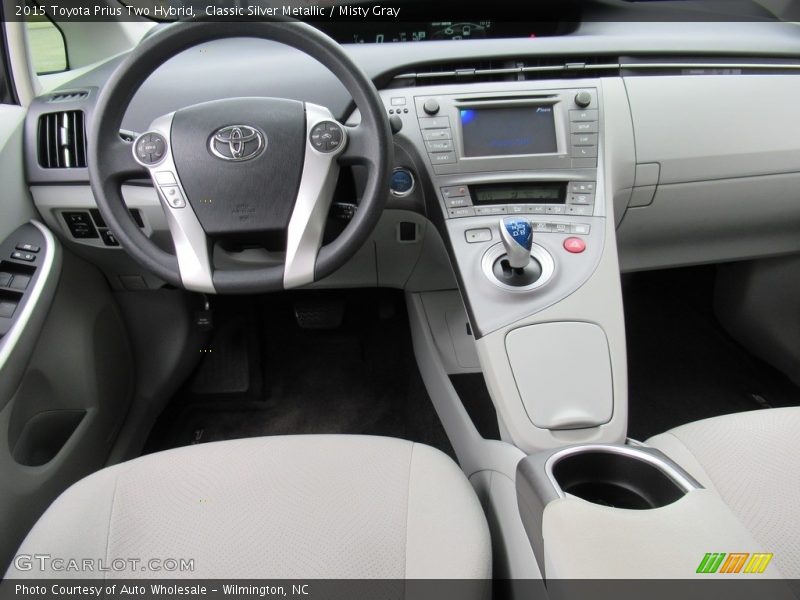 Classic Silver Metallic / Misty Gray 2015 Toyota Prius Two Hybrid