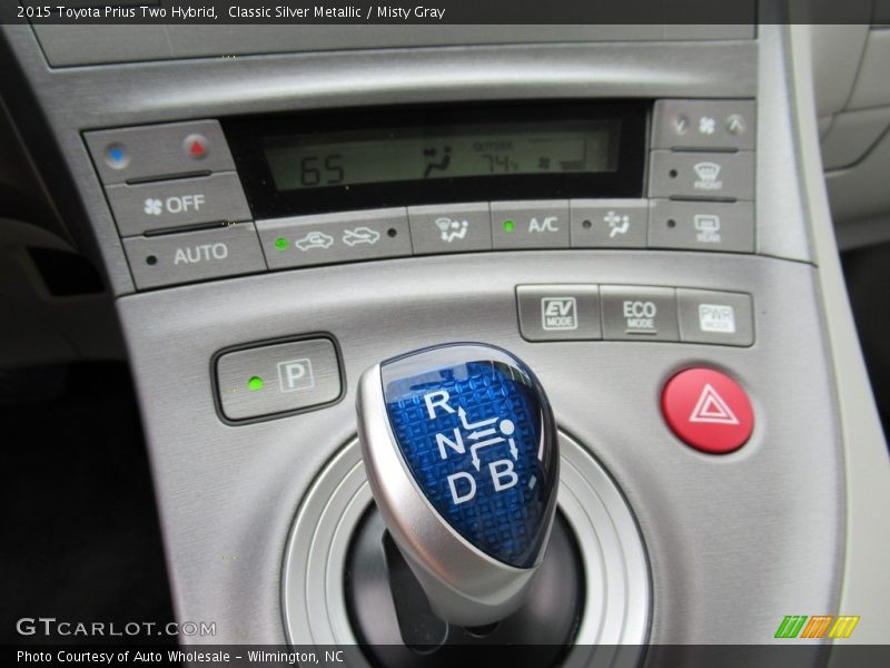 Classic Silver Metallic / Misty Gray 2015 Toyota Prius Two Hybrid
