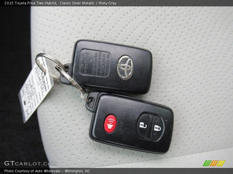Classic Silver Metallic / Misty Gray 2015 Toyota Prius Two Hybrid