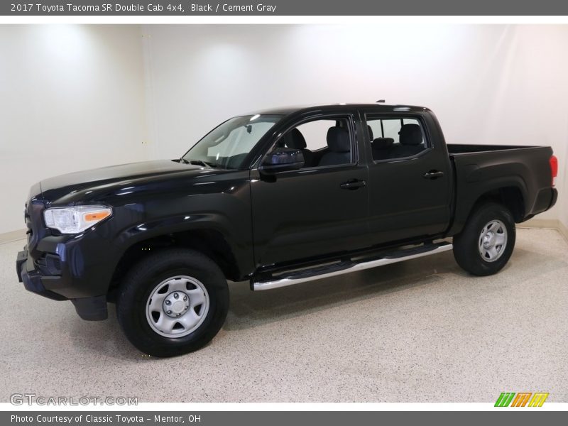 Black / Cement Gray 2017 Toyota Tacoma SR Double Cab 4x4