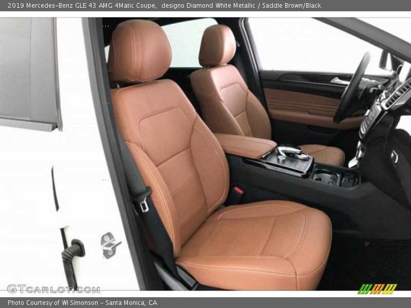 designo Diamond White Metallic / Saddle Brown/Black 2019 Mercedes-Benz GLE 43 AMG 4Matic Coupe