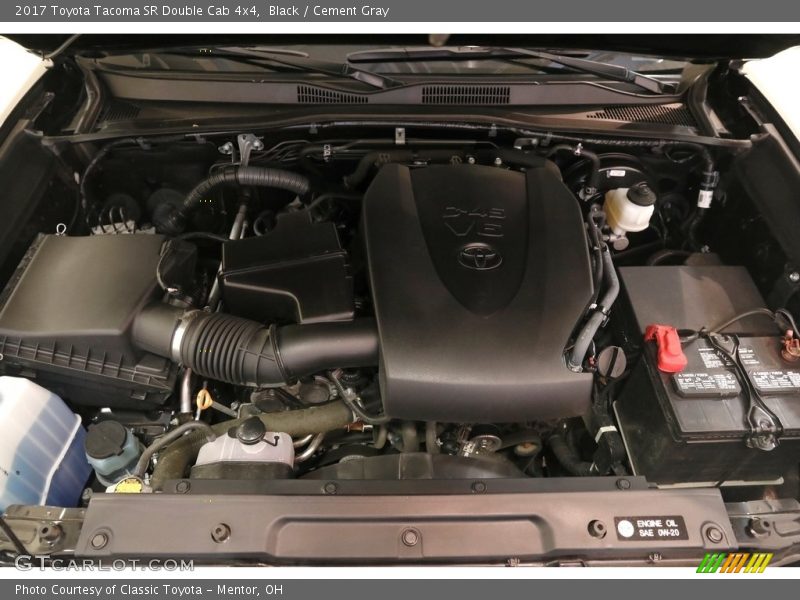 Black / Cement Gray 2017 Toyota Tacoma SR Double Cab 4x4