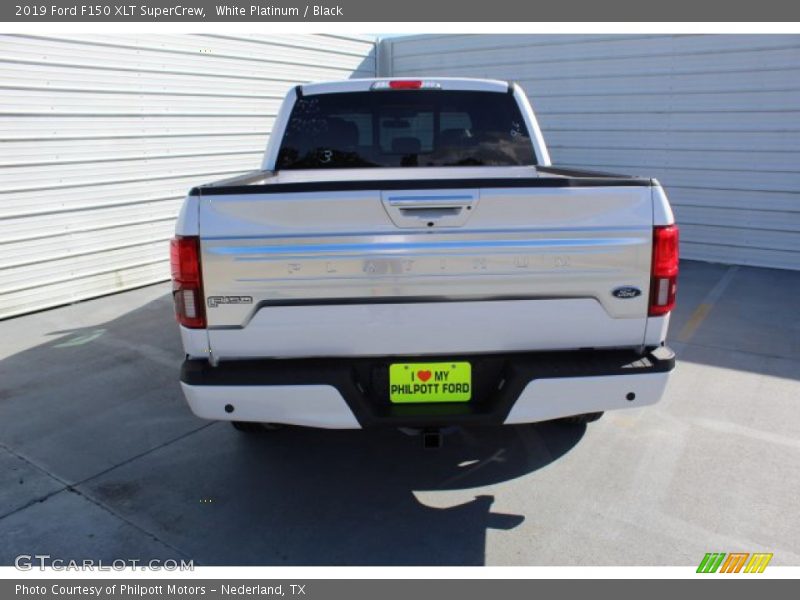White Platinum / Black 2019 Ford F150 XLT SuperCrew