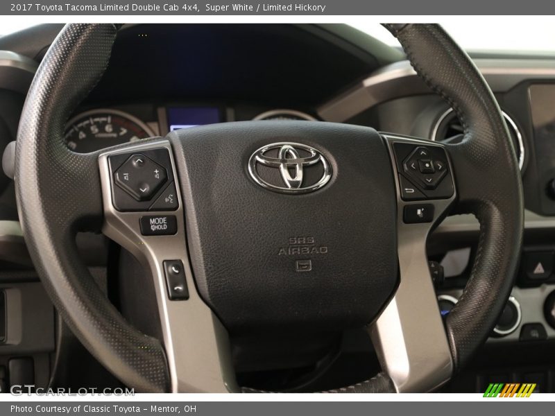 Super White / Limited Hickory 2017 Toyota Tacoma Limited Double Cab 4x4