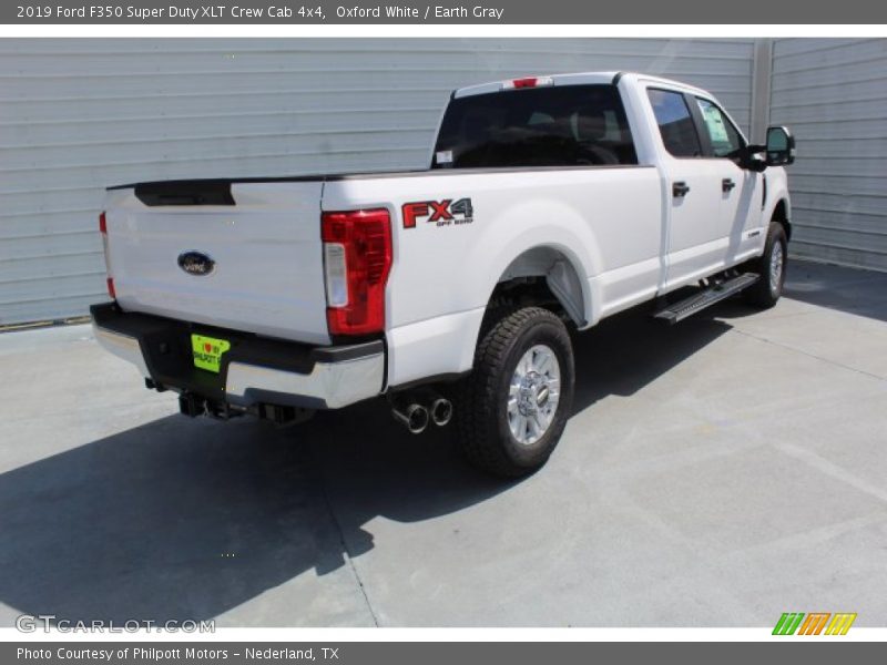 Oxford White / Earth Gray 2019 Ford F350 Super Duty XLT Crew Cab 4x4
