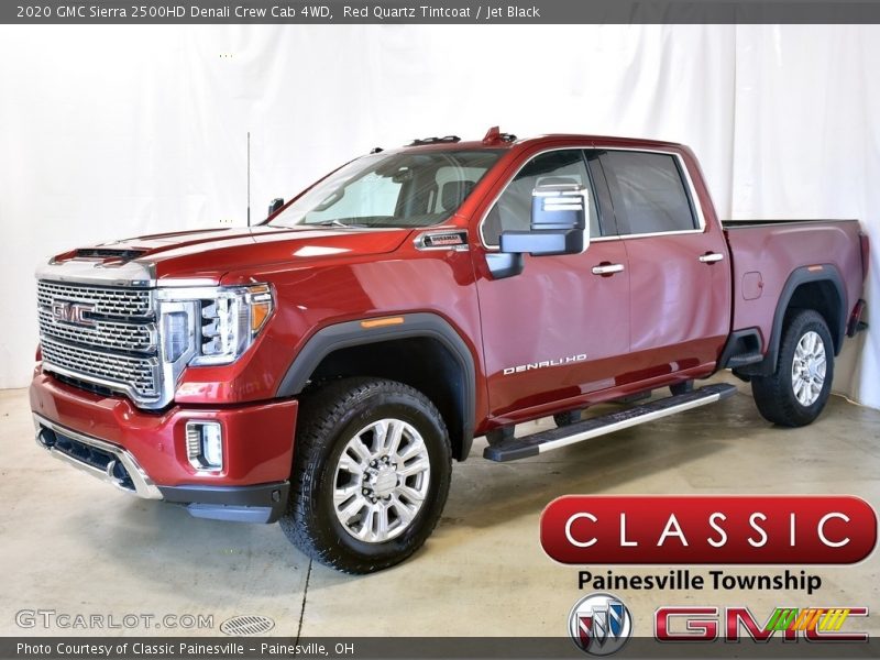 Red Quartz Tintcoat / Jet Black 2020 GMC Sierra 2500HD Denali Crew Cab 4WD