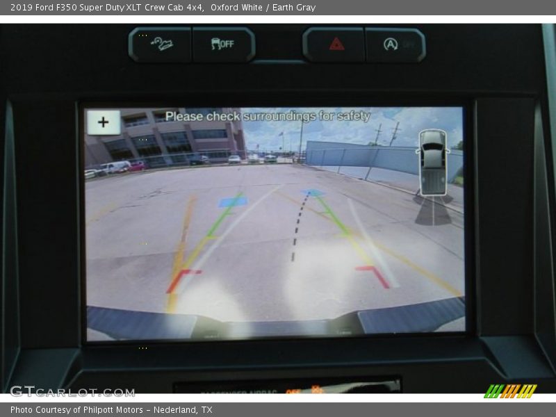 Oxford White / Earth Gray 2019 Ford F350 Super Duty XLT Crew Cab 4x4