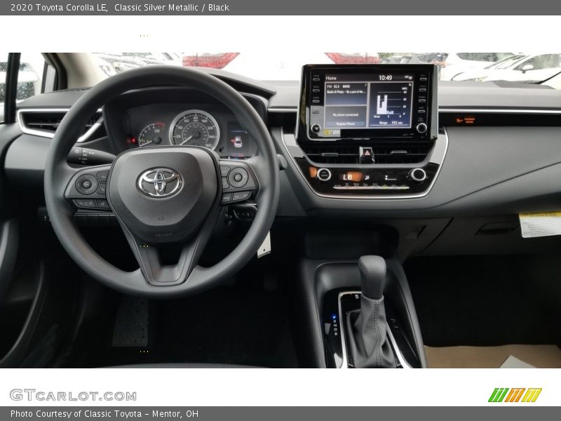 Classic Silver Metallic / Black 2020 Toyota Corolla LE