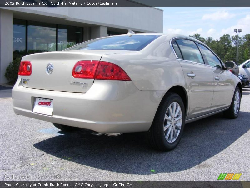 Gold Mist Metallic / Cocoa/Cashmere 2009 Buick Lucerne CX