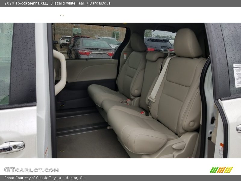 Rear Seat of 2020 Sienna XLE