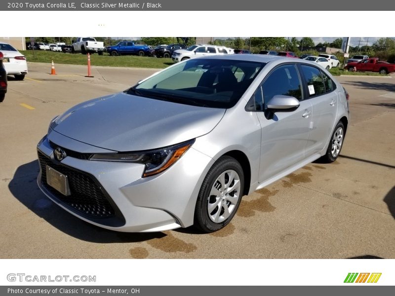 Classic Silver Metallic / Black 2020 Toyota Corolla LE
