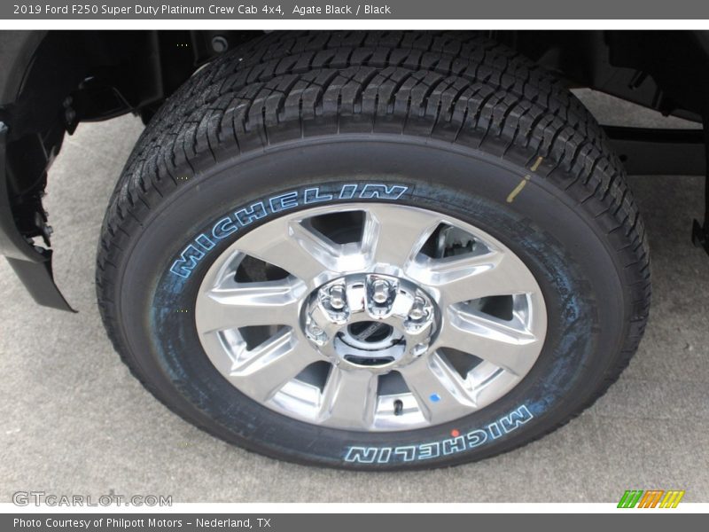 Agate Black / Black 2019 Ford F250 Super Duty Platinum Crew Cab 4x4