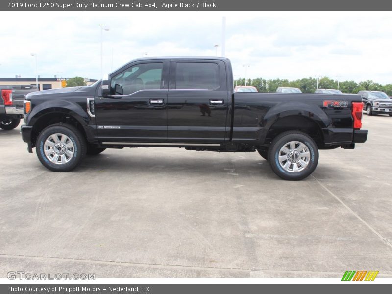 Agate Black / Black 2019 Ford F250 Super Duty Platinum Crew Cab 4x4